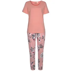 vivance dreams by lascana Pyjama floral orange 32/34