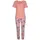 vivance dreams by lascana Pyjama floral orange 32/34
