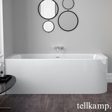 Tellkamp Thela Eck-Whirlwanne mit Verkleidung, W100-248-0B-A/CR,
