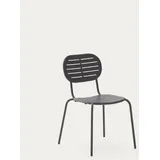 Kave Home 4er Set Kave Home Stuhl Brai Stahl Grau Dunkelgrau