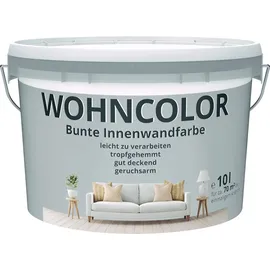 Primaster Wohncolor Wandfarbe Morgentau grün matt 10 l
