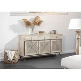 GUTMANN FACTORY Sideboard 150 x 80 x 45 cm Beige