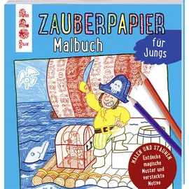 Frechverlag Zauberpapier Malbuch für Jungs