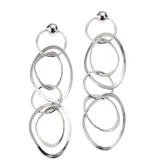 ZEEme Silber Ohrringe 925 Silber rhodiniert