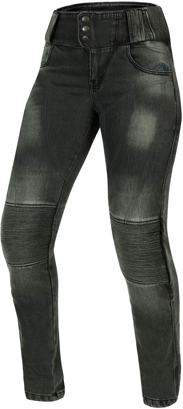 Trilobite Bella, jeggings femmes - Gris Foncé - W30/L32