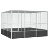 VidaXL Vogelkäfig Verzinkter Stahl Vogelvoliere Vogelhaus mehrere Auswahl 3,025 m, 3,245 m, 2,115 m