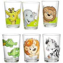Ritzenhoff & Breker Kindergläser Dschungeltiere Happy Zoo 205 ml 6er Set
