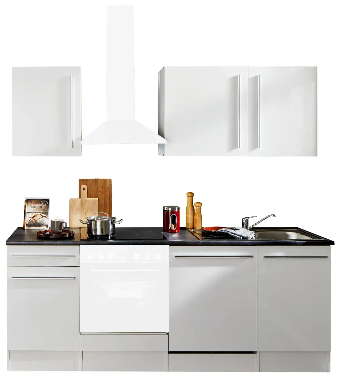 Yourkitchen Küchenblock 220 OHNE E-Geräte JAZZ - B/H/T ca. 220.00x211.00x60.00