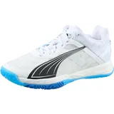 Puma Erwachsene Accelerate NitroTM SQD Handballschuhe 40.5 White Bluemazing Black Blue - 40.5 EU