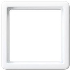 Zwischenrahmen für Geräte 55 x 55 mm (alpinweiß)