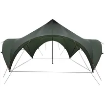 vidaXL Pavillon 5 x 5 m inkl. 4 Seitenteile Armeegrün