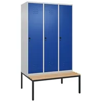 C+P Garderobenschrank ""Classic Plus"", Abteilbreite 40 cm, mit Sitzbank,