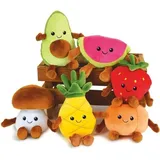 JEMINI Fruity's Kiste mit 6 Obst-und Gemüsesorten 17 cm,