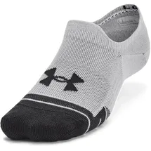 Under Armour Performance Tech Füßlinge 3er Pack Grau/Weiß/Schwarz 36-42
