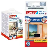 Tesa Pollenschutzgitter 120 cm x 240 cm Anthrazit