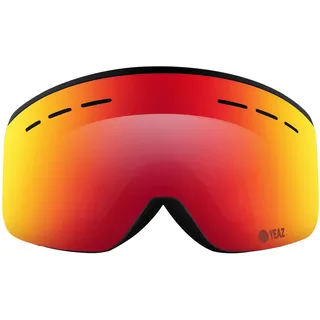YEAZ Ski- Snowboardbrille schwarz RISE