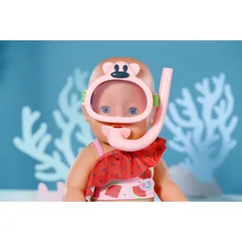 BABY BORN Puppen Accessoires-Set Schnorchel-Set rot