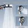 luxuskollektion Nafall Duschkopf Handbrause PP Filter 5 Strahlarten Hochdruck Regendusche