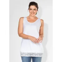 Sheego Top in weiß | 48