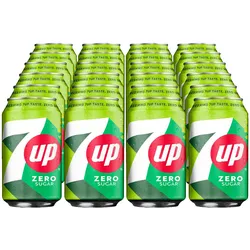 Seven Up Lemon & Lime Zero 0,33 Liter, 24er Pack