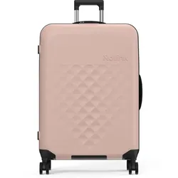 Rollink Vega 360 faltbarer 4-Rollen Trolley L 76 cm rose smoke