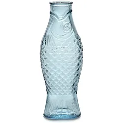 Serax - Fish & Fish Glasflasche, 850 ml, blau