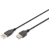 Digitus USB-A auf USB-A 3,0 m Schwarz