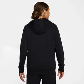 Nike Club Ft Full Zip Jacke, black/black/white S