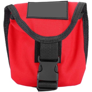 SolUptanisu Trimmblei,Scuba Weight Pocket, Tauchen Gewicht Gürtel Pocket Pack Tasche Mit Schnellverschluss(Rot)