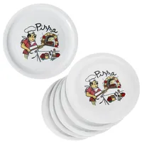 Mambocat Mario Pizzateller Ø33,5 cm mehrfarbig 6er Set