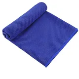 Coonoor Reisehandtuch Mikrofaser Handtuch - kompakte Microfaser Handtücher, (schnelltrocknend, leicht, Badetuch, Fitness, Sauna), als Sporthandtuch, Reisehandtuch, Strandtuch blau