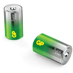 GP Super Alkaline D Mono Batterie großer Stab, Blister 2