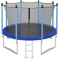 Goplus - 305 cm Trampolin für Kinder, Freizeit-Trampolin mit Sicherheitsnetz, Outdoor-/Hinterhof-Trampolin für Kinder und Erwachsene