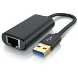 Primewire Netzwerk-Adapter, USB 3.0 auf RJ45 Buchse Netzwerkadapter kompatibel zu Nintendo Switch, 12 cm