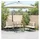 vidaXL Garten Essgruppe 3 pcs Taupe Stahl