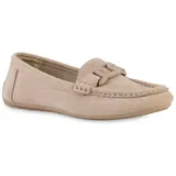 VAN HILL Mokassins Emily in Beige | Gr.: 37