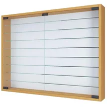 VCM my home Mandosa XXL Hängevitrine buche 8 Fachböden