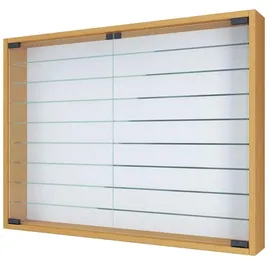 VCM my home Mandosa XXL Hängevitrine buche 8 Fachböden