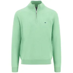 Troyer FYNCH-HATTON, Herren, Gr. XL, grün (turf grün), Strick, Obermaterial: 100% Baumwolle, casual, bequem, Langarm Bündchen, Pullover, mit Logostickerei