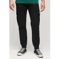 Superdry für Herren. M7011131A Maßgeschneiderte Cargohose Für Schwarz (34/32), Lässig, Baumwolle