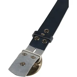 rettungsring gürtel Herrengürtel Leder blau 95