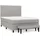 vidaXL Boxspringbett 140 x 200 cm Hellgrau
