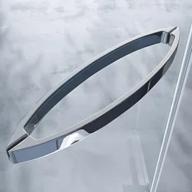 doporro Fünfeckdusche Duschkabine 90x90x195 Duschabtrennung ESG-Sicherheitsglas Klarglas inkl. Easy-Clean-Beschichtung Rav08K