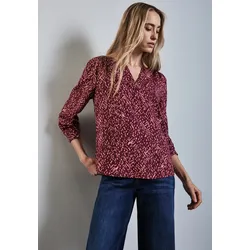 Schlupfbluse, Gr. 34, mulberry red, , 18596120-34