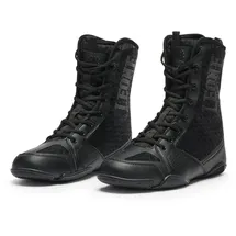 Leone1947 LEONE 1947 Unisex Stivaletti Boxe Professional Professionelle Box-Stiefel-CL102, Schwarz, 46