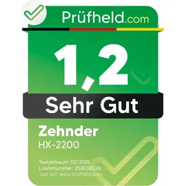 Zehnder HX 2200 Sat Receiver mit Aufnahmefunktion, HD fähig, Full HD, Digital Sat-Receiver