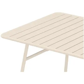 vente-unique Gartentisch 160 x 0 x 0 cm Beige