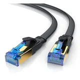 Primewire Flachbandpatchkabel CAT 8 - Gigabit Ethernet LAN Kabel - 40 Gbit/s - S/FTP PIMF Schirmung - Netzwerkkabel - 5m