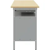 vidaXL, Werkbank + Arbeitsbock, Nicole 200 cm workbench (2 shelves &1 door) (55 cm, 200 cm)