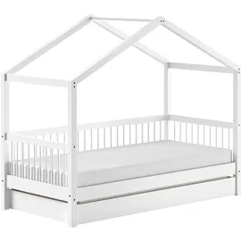 Home Affaire Hausbett 90 x 200 cm Buche massiv weiß